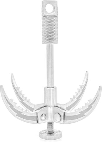 Grappling Hook Folding Claw Multifunctional Stainless Steel Outdoor Survival Gear Suitable for Outdoor Survival, Branch Trimming, Fishing Boat and Vehicle Towing in Saudi Arabia