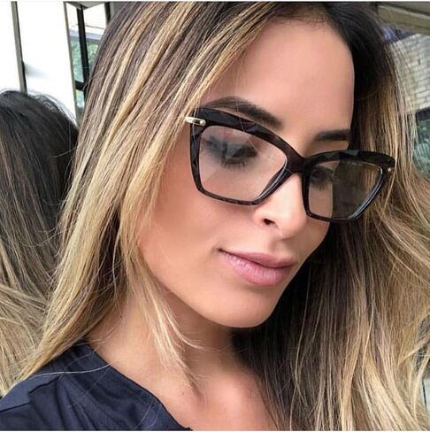 FEISEDY كريستال عين القط نظارات القراءة الضوء الأزرق حجب القارئ مكافحة إجهاد العين نظارات B2596 واضح 2.00x in Saudi Arabia