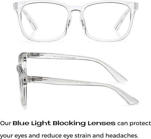 Readerest Blue Light Blocking Reading Glasses (Black, 0.25 Magnification) Computer Reading Glasses With Thin Reflective Lens, Anti Glare & Eye Strain, UV Protection, Glasses for Men & Women in Kuwait
