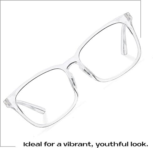 Readerest Blue Light Blocking Reading Glasses (Black, 0.25 Magnification) Computer Reading Glasses With Thin Reflective Lens, Anti Glare & Eye Strain, UV Protection, Glasses for Men & Women in Kuwait