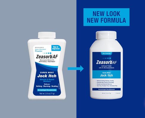 Zeasorb Super Absorbent Antifungal Treatment Powder for Jock Itch 2.5 oz in Kuwait