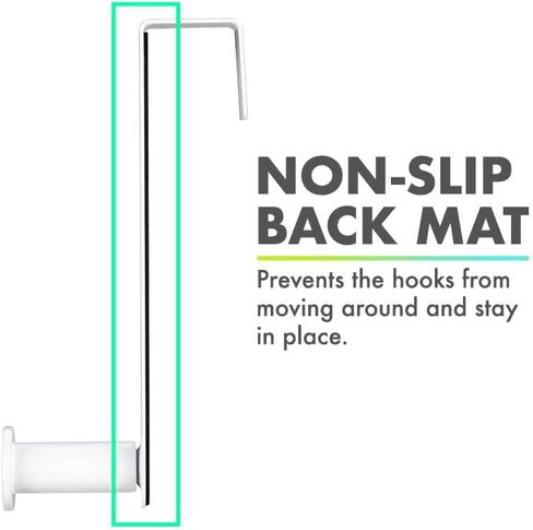 خطافات للخزائن والخزائن، خطافات دش لشماعة المناشف للباب الزجاجي، خطافات منشفة لخزائن المطبخ والحمام، خطافات أدوات من الفولاذ المقاوم للصدأ، عبوة من 2، فضي in Kuwait