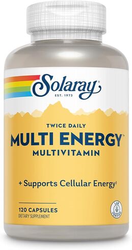 SOLARAY Multi Energy No Iron, Two Daily, Capsule (Btl-Plastic) 60ct (60 Serv, 120 CT) in Saudi Arabia