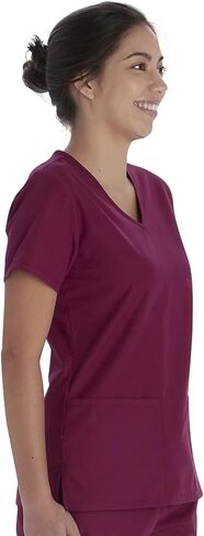 Vital Threads Womens Scrubs Set V-Neck Top & Drawstring Pant VT514C in Saudi Arabia