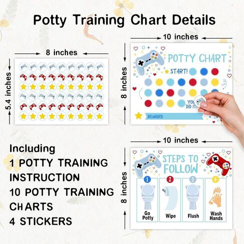 مخطط ملصقات التدريب على استخدام المرحاض، مخطط ملصقات مكافأة بناء المرحاض للأطفال الصغار الأولاد والبنات، 10 أوراق مخطط المرحاض مع 216 ملصقًا، وقت المرحاض لتعليم الأطفال في المدارس أو التدريب المنزلي -03 in Kuwait