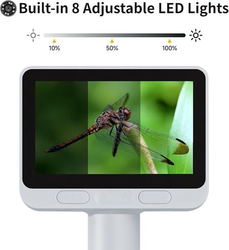 واي فاي مجهر رقمي محمول USB 400X تكبير HD كاميرا مجاهر جيب محمولة للأطفال، متوافق مع iPhone، Android Phone، Windows in Kuwait