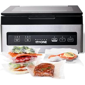 Avid Armor - آلة إغلاق فراغ الغرفة USV1 Ultra SeriesONE، ختم الطعام للأطعمة الرطبة، ختم اللحوم، آلة التعبئة، ختم غرفة فراغ مدمج مع شريط ختم فراغ 10 بوصة in Kuwait