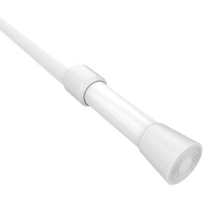 2 قطعة قضيب ستارة شد زنبركي، 28-43 بوصة قابل للتعديل وقابل للتوسيع قضبان شد ستارة سوداء للمطبخ والحمام والنافذة والمنزل in Kuwait