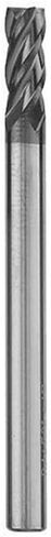 1/4" Carbide Square End Mill, HRC 45 Deg Single End 4 Flute AlTiN Coating Mill Bits in Saudi Arabia