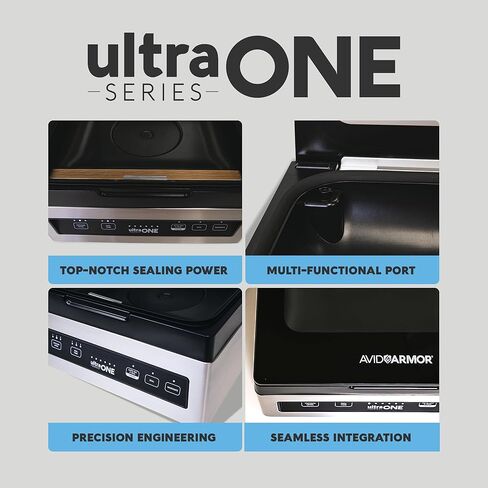 Avid Armor - آلة إغلاق فراغ الغرفة USV1 Ultra SeriesONE، ختم الطعام للأطعمة الرطبة، ختم اللحوم، آلة التعبئة، ختم غرفة فراغ مدمج مع شريط ختم فراغ 10 بوصة in Kuwait