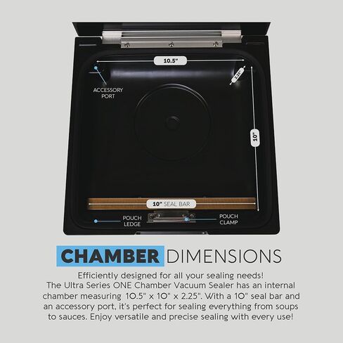 Avid Armor - آلة إغلاق فراغ الغرفة USV1 Ultra SeriesONE، ختم الطعام للأطعمة الرطبة، ختم اللحوم، آلة التعبئة، ختم غرفة فراغ مدمج مع شريط ختم فراغ 10 بوصة in Kuwait