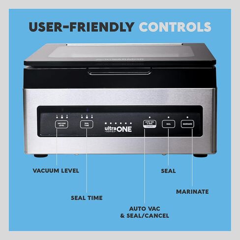 Avid Armor - آلة إغلاق فراغ الغرفة USV1 Ultra SeriesONE، ختم الطعام للأطعمة الرطبة، ختم اللحوم، آلة التعبئة، ختم غرفة فراغ مدمج مع شريط ختم فراغ 10 بوصة in Kuwait