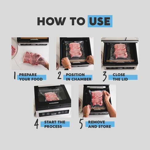 Avid Armor - آلة إغلاق فراغ الغرفة USV1 Ultra SeriesONE، ختم الطعام للأطعمة الرطبة، ختم اللحوم، آلة التعبئة، ختم غرفة فراغ مدمج مع شريط ختم فراغ 10 بوصة in Kuwait