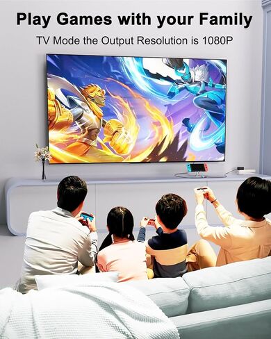 Switch Dock for Nintendo Switch OLED, Switch Docking Station for TV, USB C to HDMI Adapter for Steam Deck/MacBook/Laptop, Nintendo Switch Accessories, Switch TV Dock Set, Portable Switch Travel Dock in Kuwait
