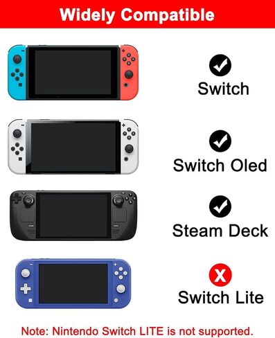Switch Dock for Nintendo Switch OLED, Switch Docking Station for TV, USB C to HDMI Adapter for Steam Deck/MacBook/Laptop, Nintendo Switch Accessories, Switch TV Dock Set, Portable Switch Travel Dock in Kuwait