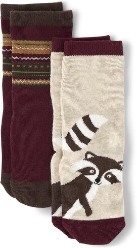 Gymboree,and Toddler 2-Pack Crew Socks,Dino Friends,6-8 in Saudi Arabia