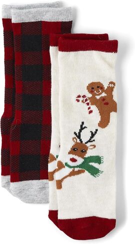 Gymboree,and Toddler 2-Pack Crew Socks,Dino Friends,6-8 in Saudi Arabia