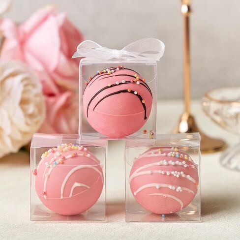 2x2x2 Inches Clear Favor Boxes for Party Treats, 100 Pack in Kuwait