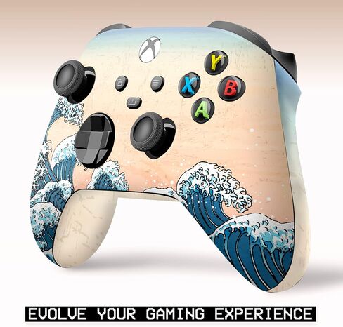BCB Controller Customised for Xbox Controller Wireless. Original Xbox Controller Compatible with Xbox One / Series X & S Remote Control Console. Customized with Water Transfer Printing (Not a Skin) in Saudi Arabia