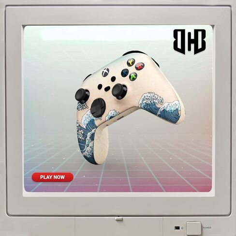 BCB Controller Customised for Xbox Controller Wireless. Original Xbox Controller Compatible with Xbox One / Series X & S Remote Control Console. Customized with Water Transfer Printing (Not a Skin) in Saudi Arabia
