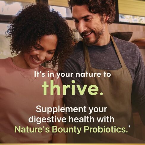 Nature's Bounty Probiotic 10، مكمل بروبيوتيك يومي فائق القوة، يدعم صحة الجهاز الهضمي والمناعة والجهاز التنفسي العلوي، عبوتين، 30 كبسولة in Saudi Arabia