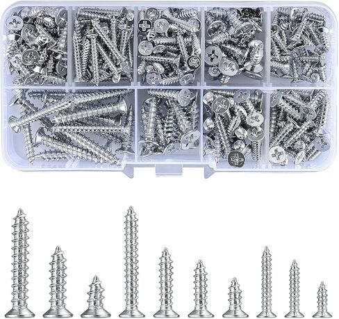 مجموعة متنوعة من مسامير الرأس الصغيرة من فيليبس، 1000 قطعة، براغي آلة ذاتية التنصت إلكترونية صغيرة الحجم لساعات النظارات ومسامير إصلاح الهاتف الإلكترونية، أسود، M1/M1.2/M1.4/M1.7، 10 مقاسات in Kuwait
