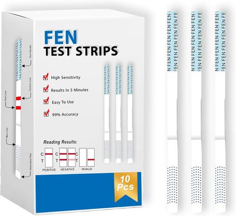 Emnce Fentanyl Test Strips Home Drug Testing Kit - Accurate for Powder Substances, Liquids & Pills | Urine Test Kit for Synthetic Detection | for Forensic Use [5 Pack] in Saudi Arabia