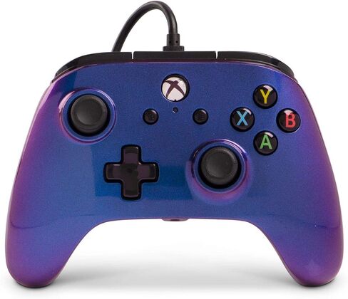 PowerA Enhanced Wired Controller for Xbox One - Cosmos Nebula, gamepad, wired video game controller, gaming controller, Xbox One, works with Xbox Series X|S in Saudi Arabia
