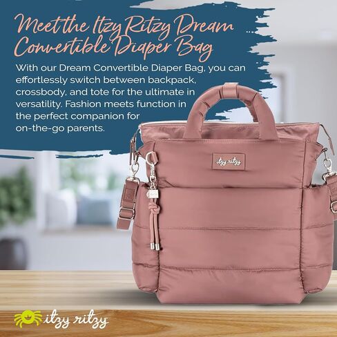 Itzy Ritzy Dream Convertible Diaper Bag Tote Backpack - Baby Diaper Bag in Saudi Arabia