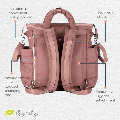 Itzy Ritzy Dream Convertible Diaper Bag Tote Backpack - Baby Diaper Bag in Saudi Arabia