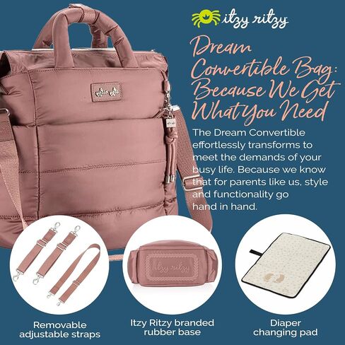Itzy Ritzy Dream Convertible Diaper Bag Tote Backpack - Baby Diaper Bag in Saudi Arabia