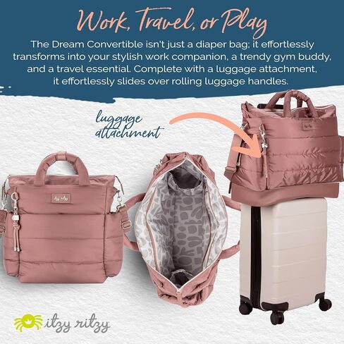Itzy Ritzy Dream Convertible Diaper Bag Tote Backpack - Baby Diaper Bag in Saudi Arabia