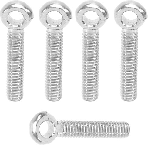 MroMax M6 x 35mm Machinery Shoulder Swing Lifting Eye Bolt 304 Stainless Steel Metric Thread 4pcs in Saudi Arabia
