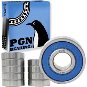 (10 عبوات) محمل كروي مختوم PGN 6201-2RS - C3-12x32x10 - مشحم - فولاذ كروم in Kuwait