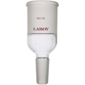 Laboy Glass تقليل توصيل محول من 24/40 الخارجي إلى 45/50 الزجاج الداخلي المشترك الكيمياء مختبر زجاجيات in Kuwait