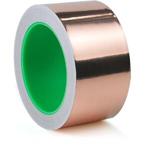 Copper Foil Tape 3 Pack (1inch 1/2inch 1/4inch x 66ft) with Conductive Adhesive for Electrical Repairs, Guitar or EMI Shielding, Stained Glass, Paper Circuits, BOMEI PACK in Saudi Arabia