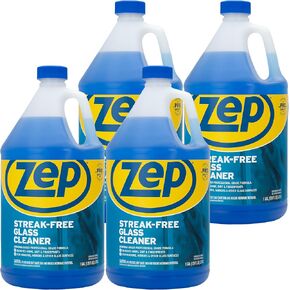 Zep Commercial ZU1120128EA Streak-Free Glass Cleaner, Pleasant Scent, 1 gal Bottle in Kuwait
