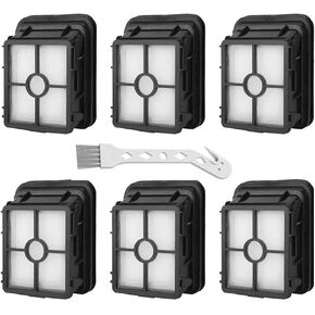 Dhoua 6 Pack Replacement 1866 Vacuum Filters Replacement for Bissell CrossWave Pet Pro 1785 2306 2551 & 2554 CrossWave Cordless Max All in One Wet-Dry Vacuum Cleaner