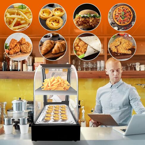 جهاز تسخين الطعام التجاري كونترتوب بيتزا تدفئة عرض المعجنات باتي دفئا لمتجر بوفيه مطعم بطول 17 بوصة in Kuwait