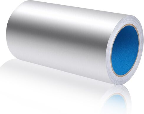 KIWIHUB Aluminum Foil Tape, 4.2 Mil (2 inch-82ft), Insulation Adhesive Metal High Temperature Heavy Duty HVAC Tape, Silver for Ductwork, Dryer Vent, HVAC in Saudi Arabia