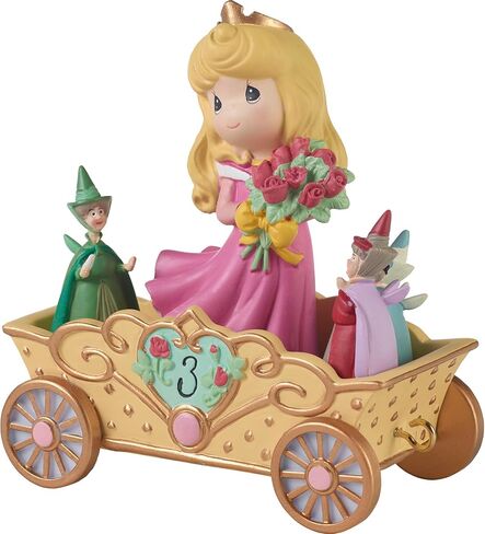 Precious Moments, Disney Showcase Collection, Hail To The Princess, Disney Birthday Parade, Resin Figurine, 104402,Black in Kuwait