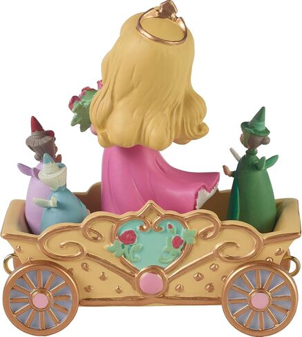 Precious Moments, Disney Showcase Collection, Hail To The Princess, Disney Birthday Parade, Resin Figurine, 104402,Black in Kuwait
