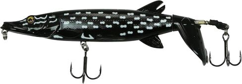 Savage Gear Pike Smash Tail Fishing Bait, 1 1/3 oz, Pike, Realistic Contours, Colors & Movement, Durable ABS Construction, Ultra-Sharp Treble Hooks in Saudi Arabia