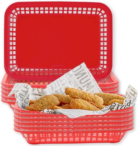 تيبل كرافت سلة كاش اند كاري جراند C1077R من برودكتس، احمر، 12 قطعة في كل عبوة، عبوة من 3 قطع in Kuwait