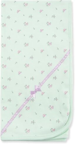 Little Me Baby 100% Cotton Receiving Blanket, Bunnies, One Size in Saudi Arabia