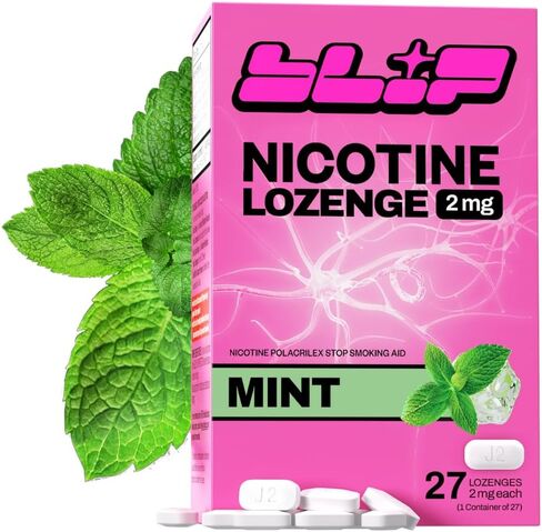 Blip NRT Nicotine Lozenge Mini's - 2mg Mint Flavor (108 Count) - Help Quit Smoking Aid, Reduce Cravings - Nicotine Replacement in Kuwait