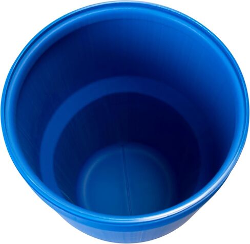 Eagle 30 Gallon Lab Pack Drum with Metal Band and Plastic Lid with Bungs, Blue, 1601MBBG in Saudi Arabia