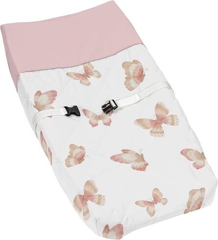 Sweet Jojo Designs Blush Pink, Mint Green and White Boho Changing Pad Cover for Woodland Deer Floral Collection in Saudi Arabia