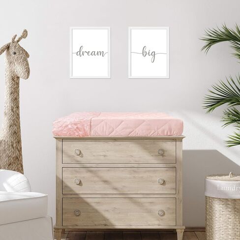 Sweet Jojo Designs Blush Pink, Mint Green and White Boho Changing Pad Cover for Woodland Deer Floral Collection in Saudi Arabia