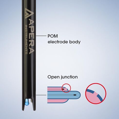 Apera Instruments, LLC-AI312 Apera Instruments Premium Series PH60F Flat pH Pocket Tester Kit for Surface pH Test e.g. Skin, Textiles, Paper, etc, ±0.01 pH Accuracy in Saudi Arabia